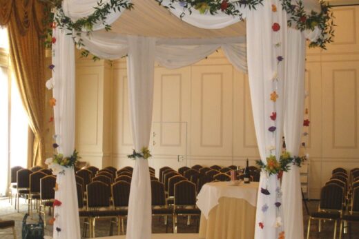 Circular Chuppah hire
