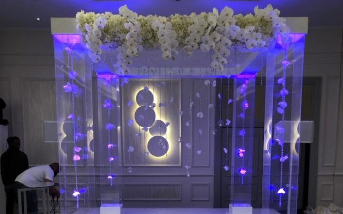 Our New, Larger Perspex Chuppah