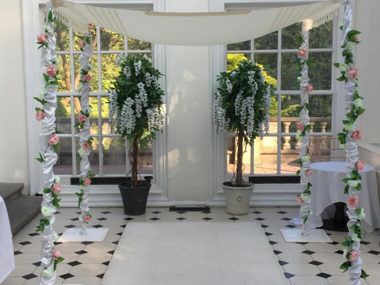 Tallit Chuppah hire - Jewish wedding canopy, UK